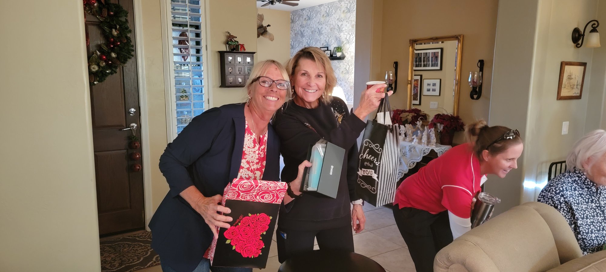 December 19, 2022 - Christmas Party - Becky Wittig, Lisa Higgins
