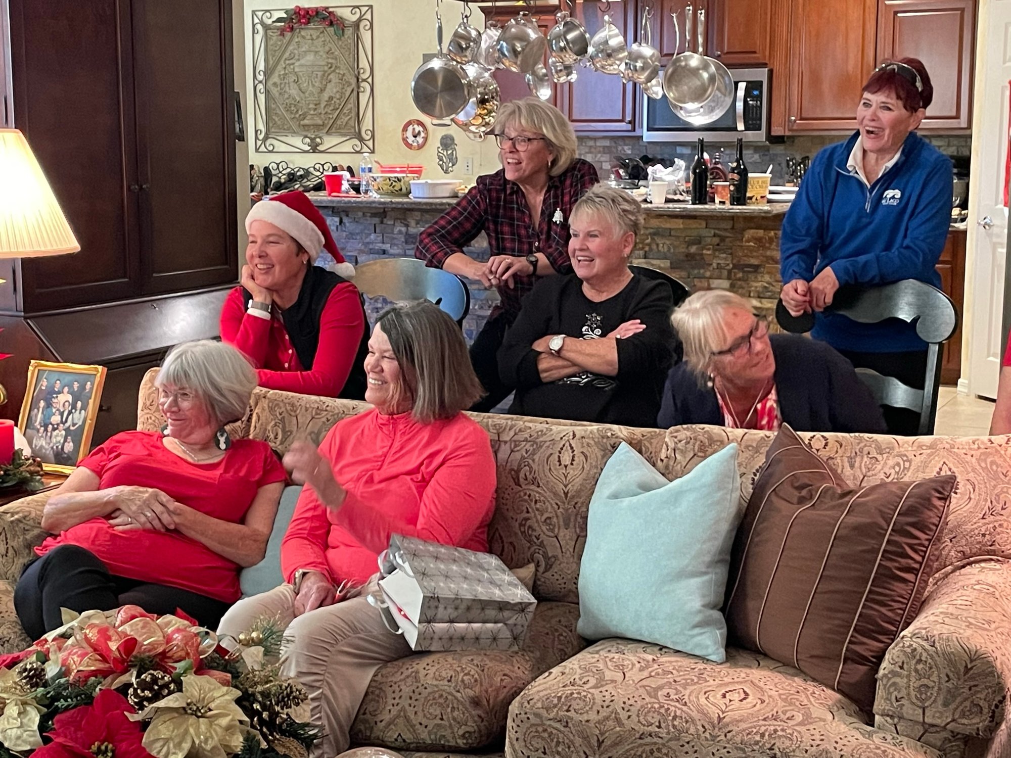 December 19, 2022 - Christmas Party - Bernda Spencer, Wendi Phillips, Chris Taylor, Renee Roberts, Pam Smith, Becky Wittig, Linda Russell