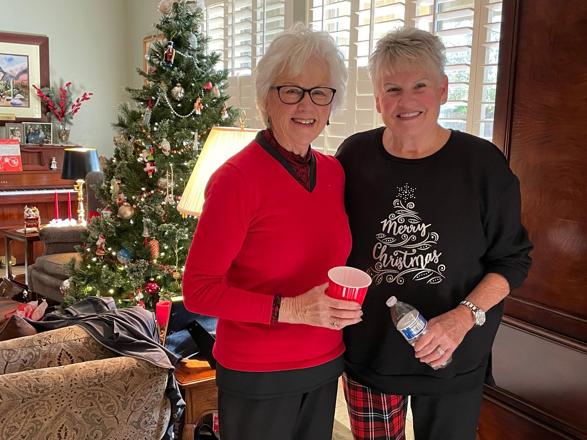 December 19, 2022 - Christmas Party - Julie Katz, Pam Smith