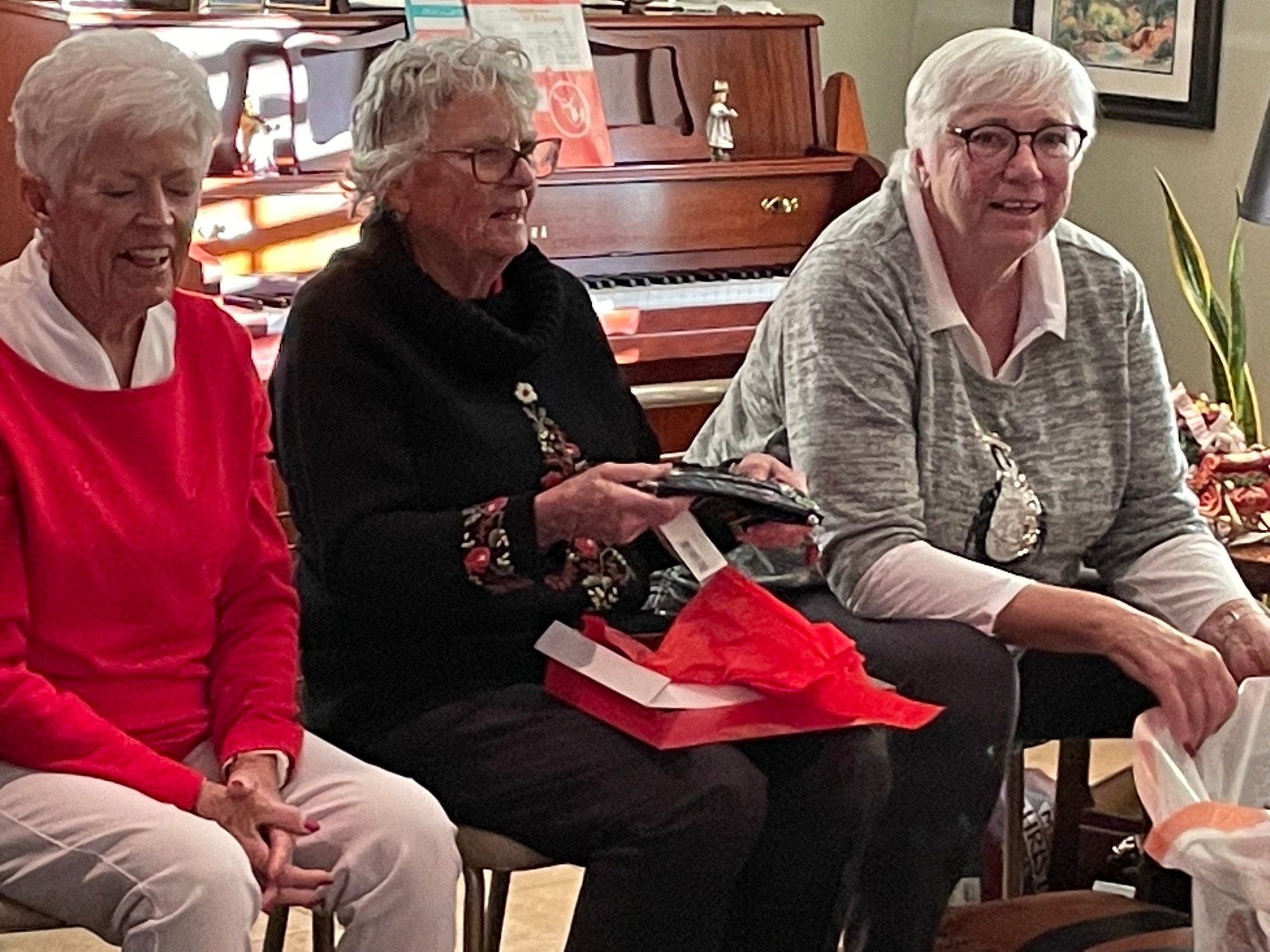 December 19, 2022 - Christmas Party - Mo Herran, Carole Dietz, Sue English