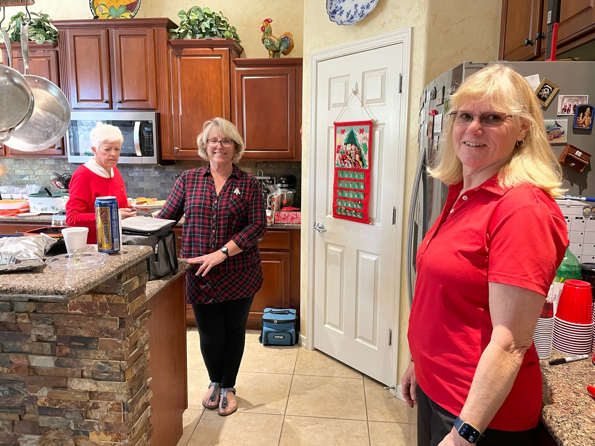 December 19, 2022 - Christmas Party - Mo Herran, Renee Roberts, Barbara Drawdy