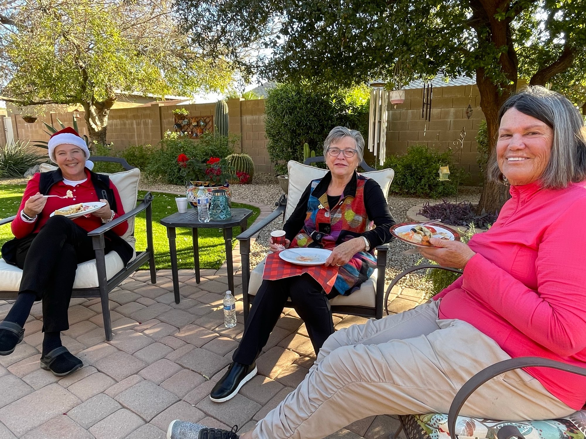 December 19, 2022 - Christmas Party - Wendi Phillips, Kathy Mattern, Chris Taylor