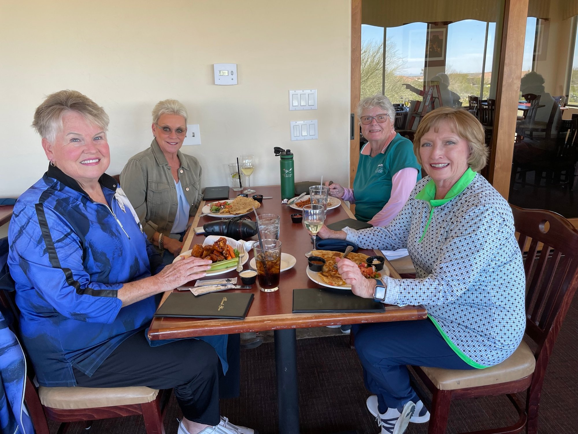 March 27, 2023 - Club Championship Luncheon - Pam Smith, Deb Kohler, Sandy Pedigo, Carole Dietz