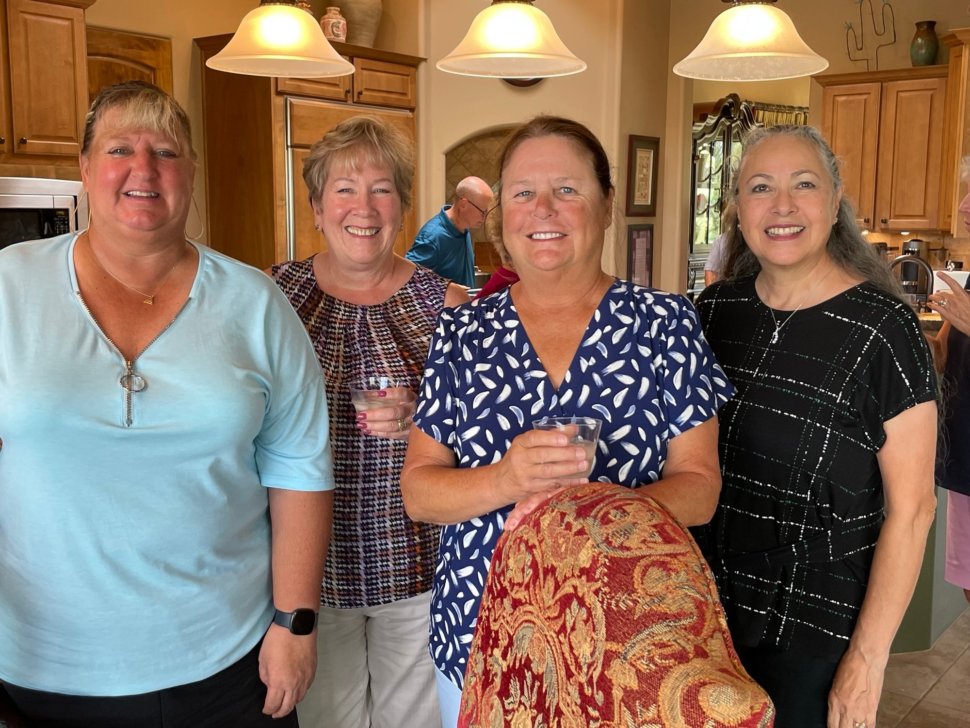October 10, 2022 - Kickoff Luncheon - Carol Sanders, Caroline Smith, Jane Perry, Marti Webb