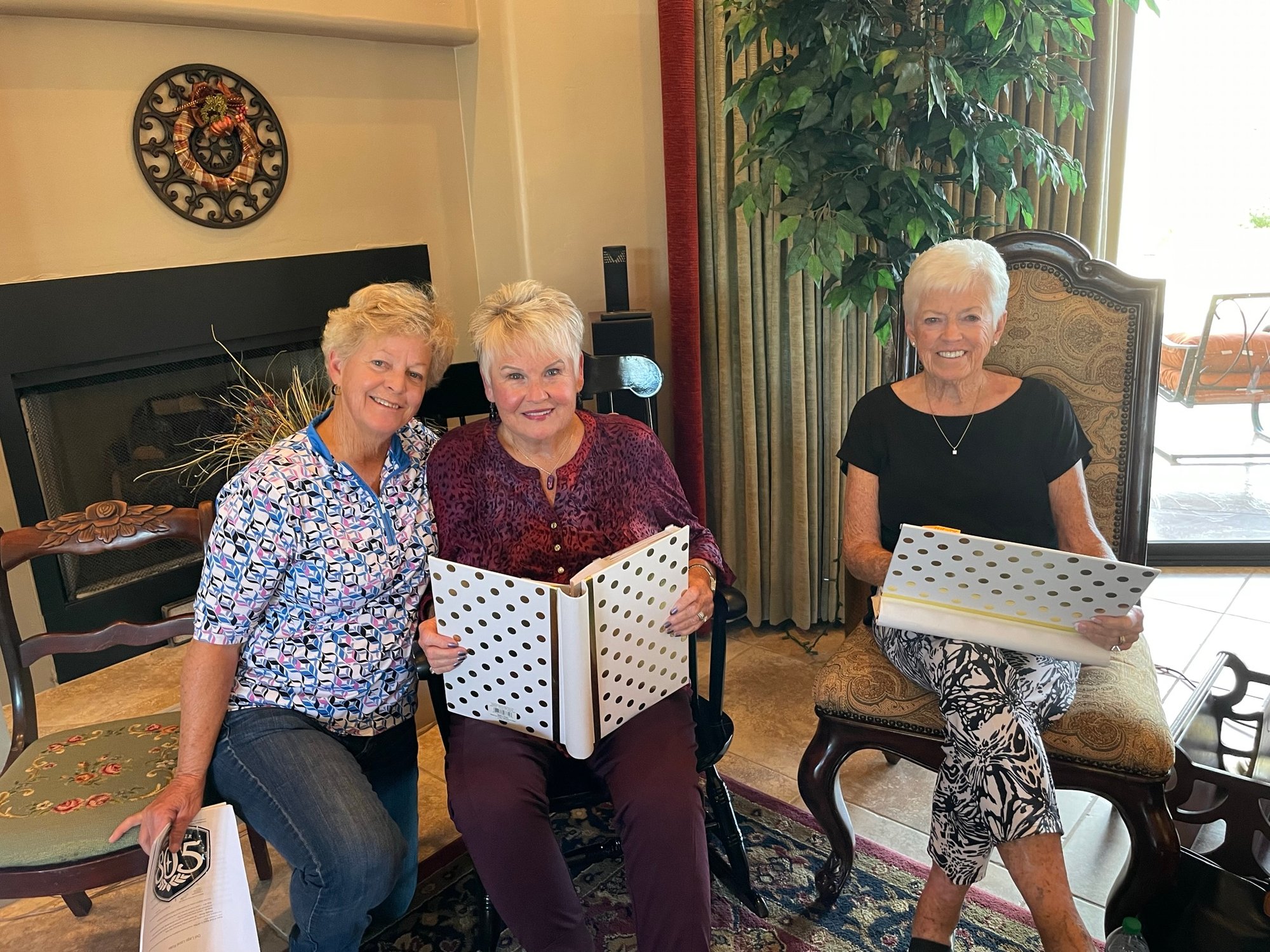 October 10, 2022 - Kickoff Luncheon - Karen Lundberg, Pam Smith, Mo Herran