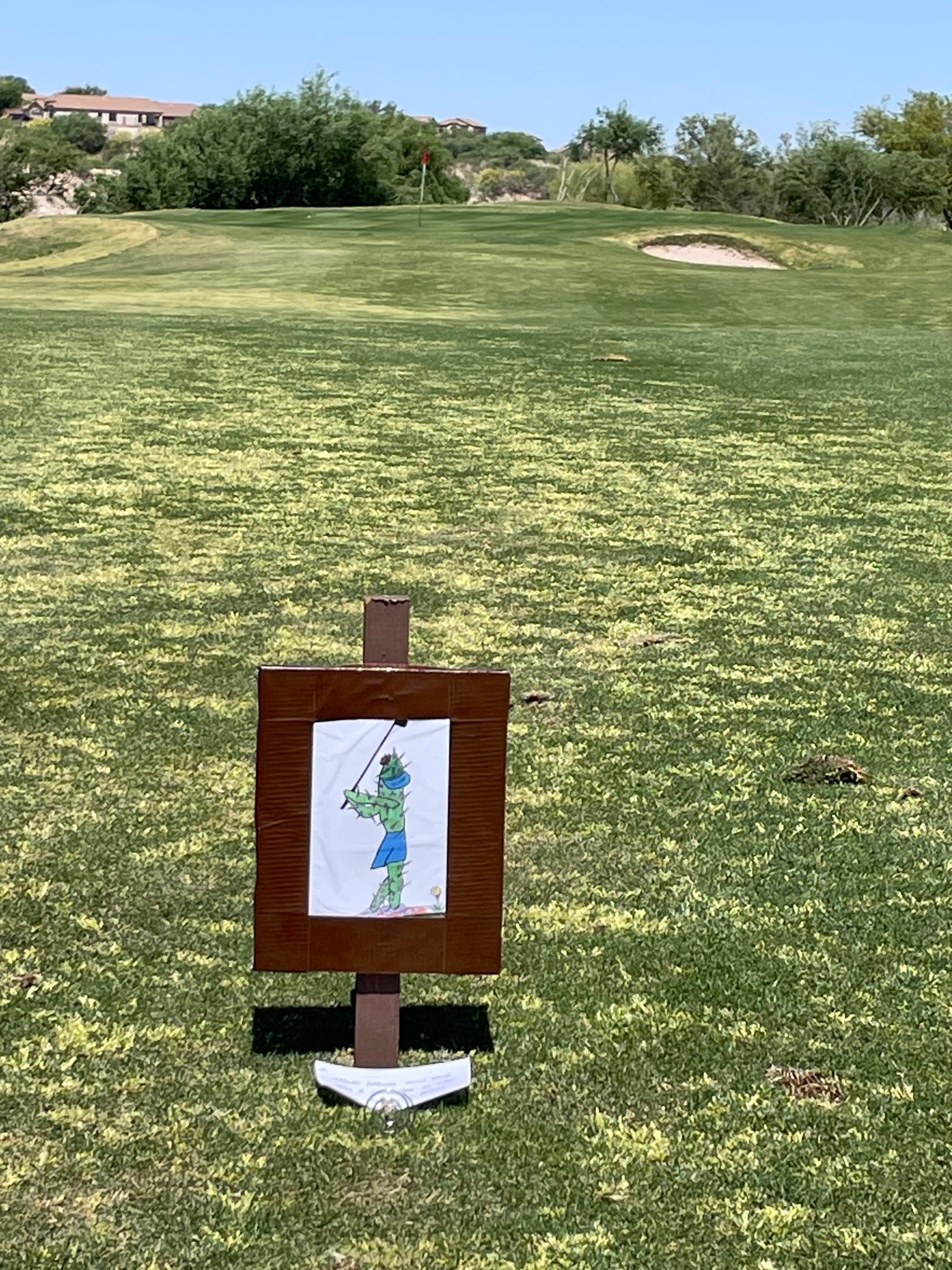 May 15, 2023 - Lady Cholla Hole 12 Tee Marker