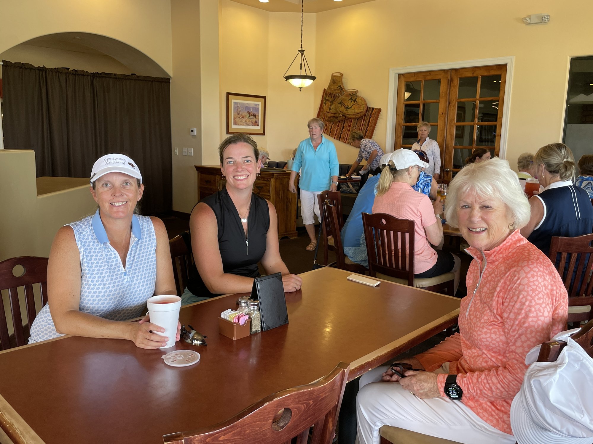 May 20, 2024 - End of Season Fun Day - First Place Team - Jill Pilling, Jennifer Tandberg, Julie Katz