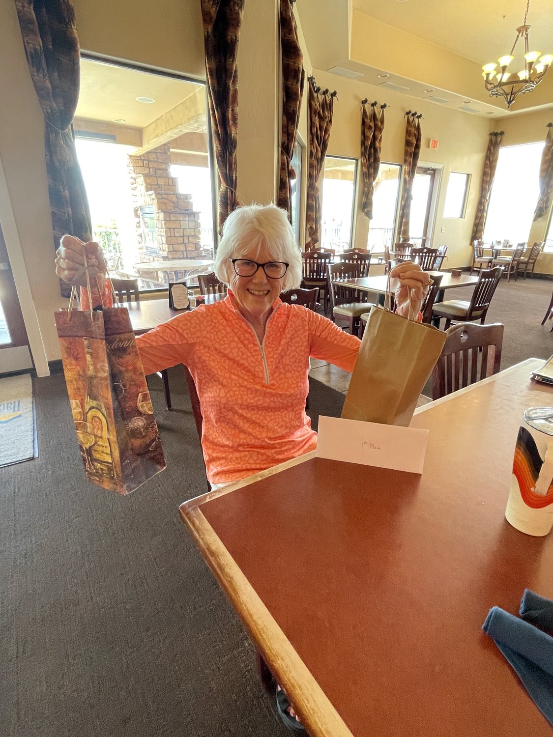 May 20, 2024 - End of Season Fun Day - Julie Katz, Winner of closest to hole and chipping contest