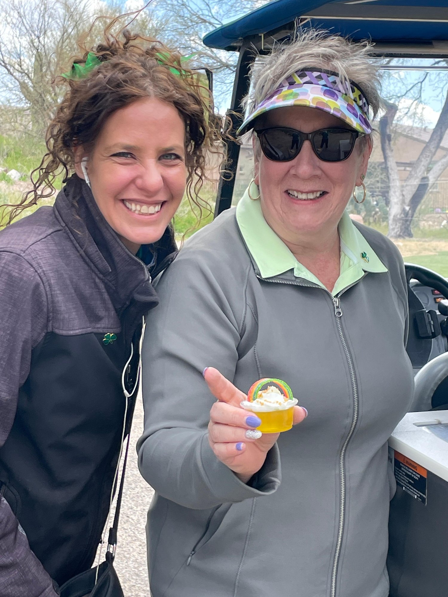 March 18, 2024 - Day #1 Club Championship -  Mia (jello shots compliments of Mia), Caroline Smith