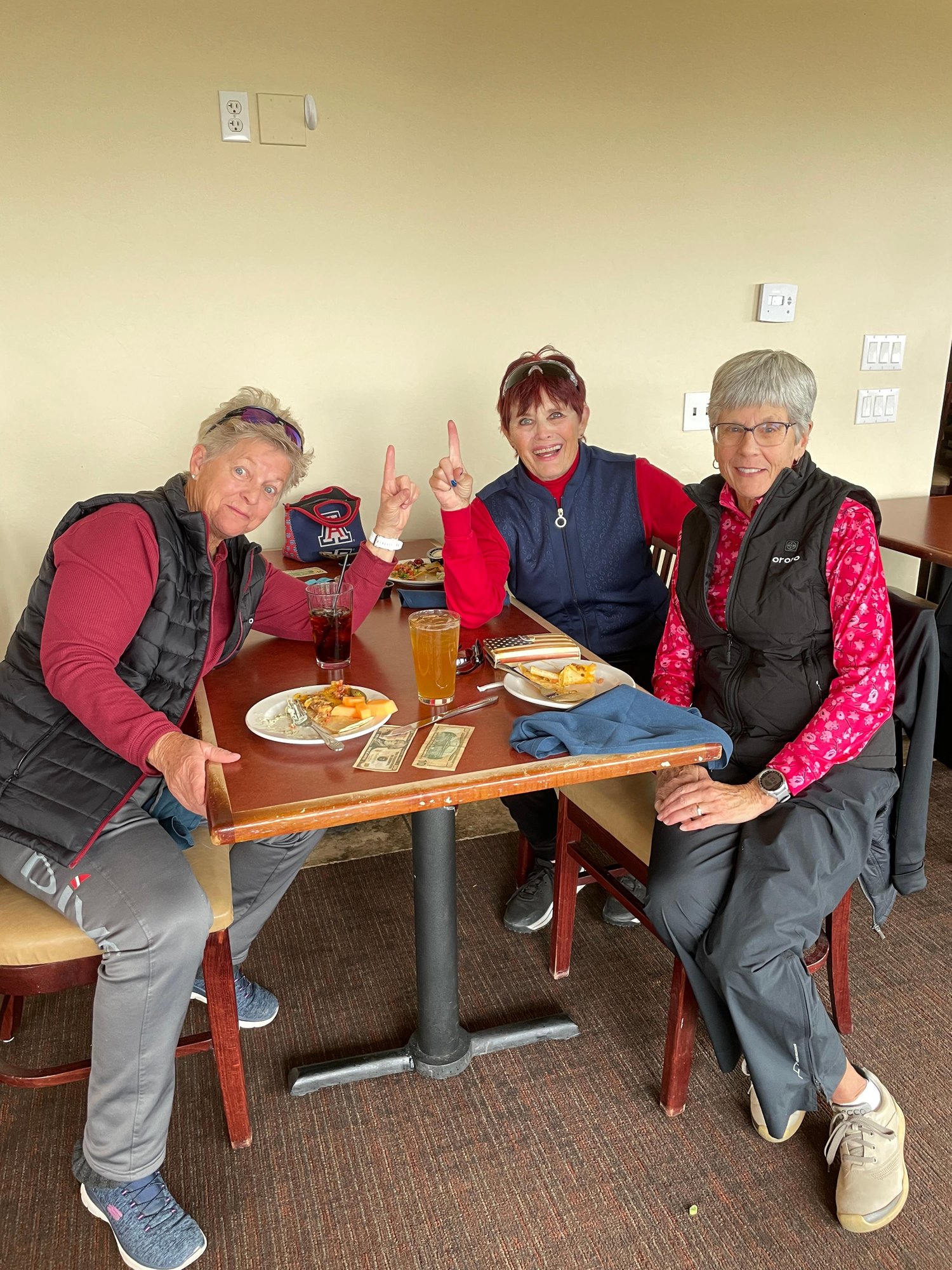 January 1, 2024 - Fun Day - 1st Place Team  Karen Lundberg, Linda Russell, Lynn Langland, Cathy Castillega not pictured