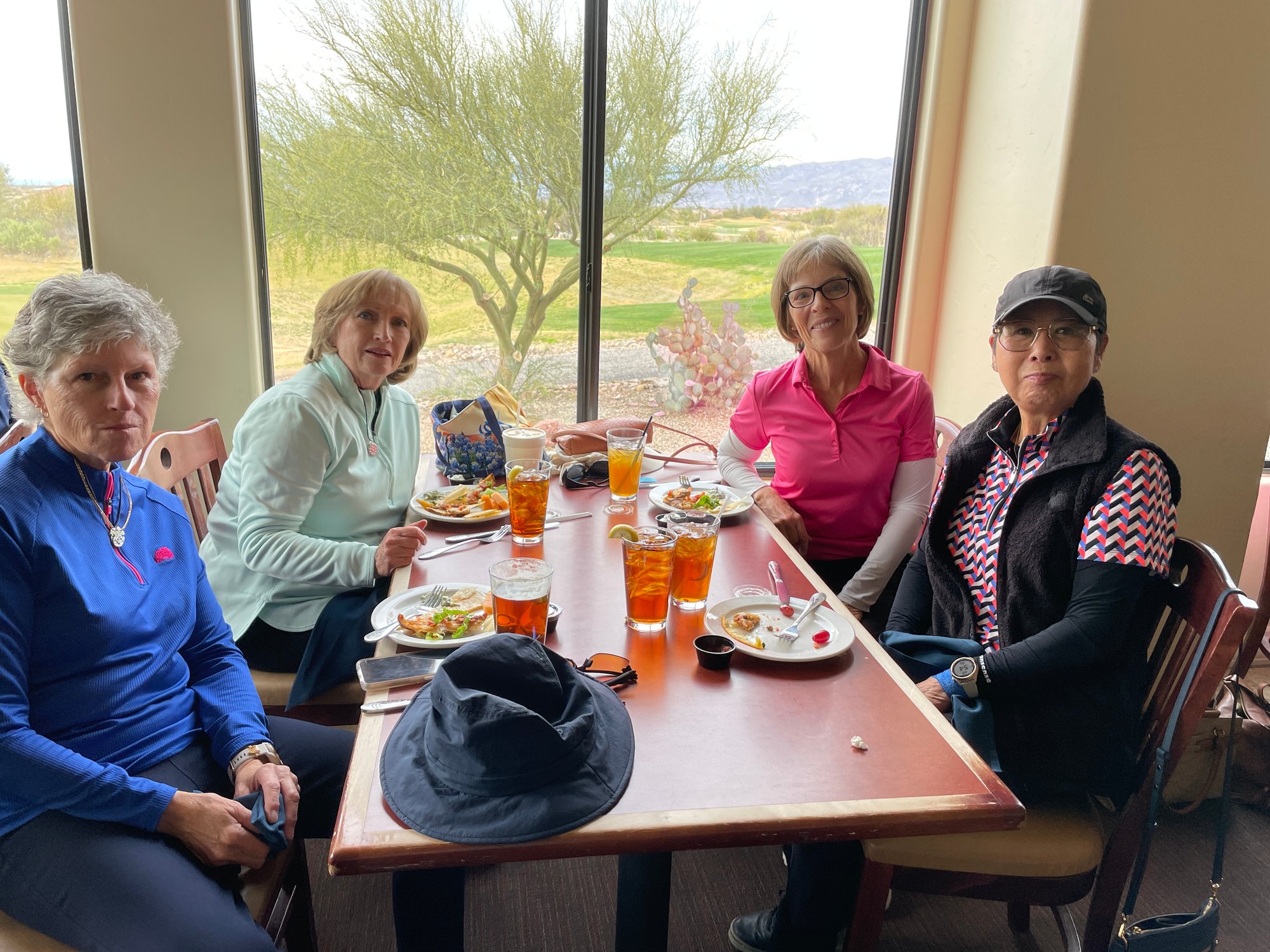 January 1, 2024 - Fun Day - 2nd Place Team Gail Enoch, Sandy Pedigo, Linda Stobie & Kim Balsamo