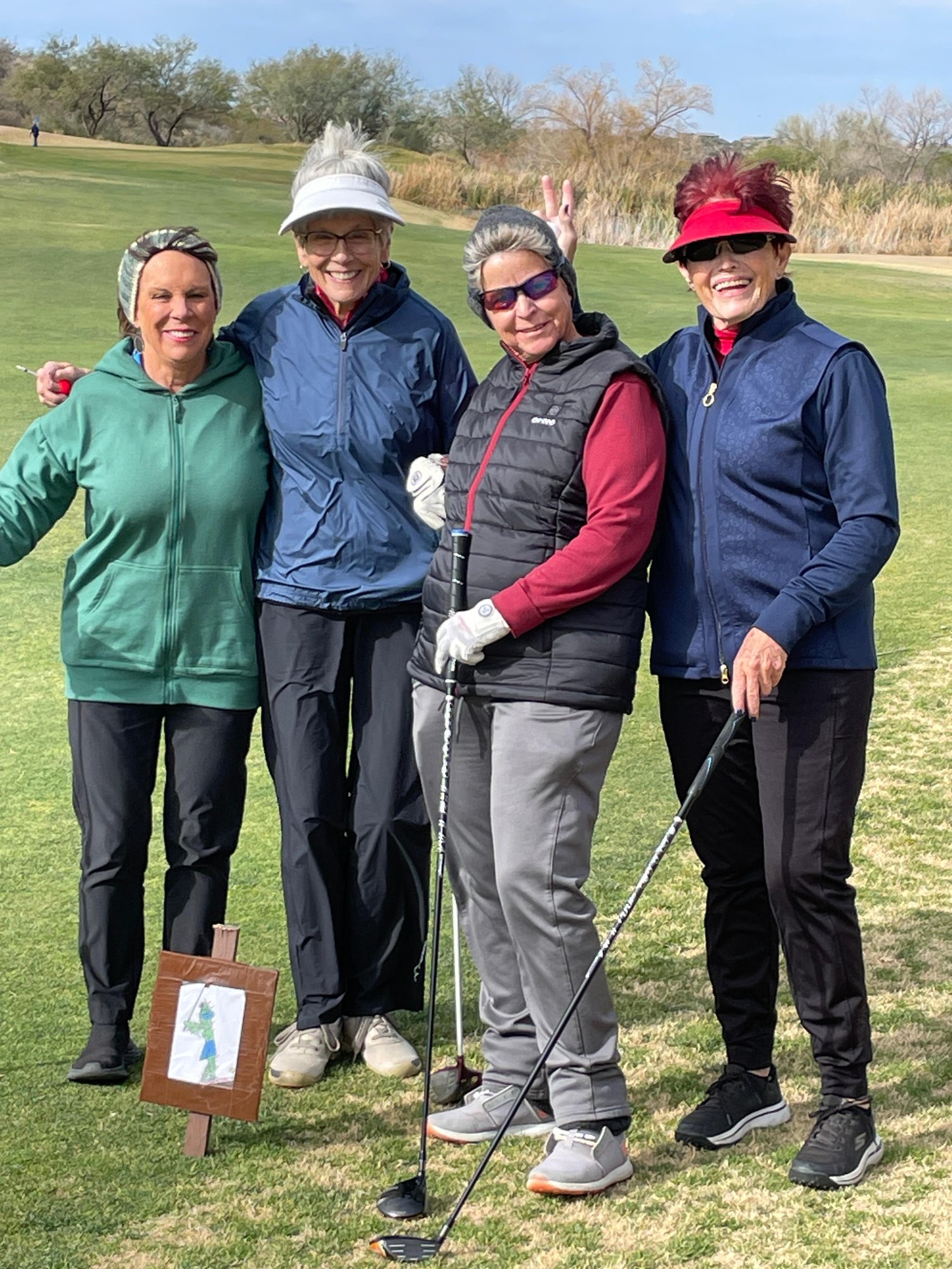 January 1, 2024 - Fun Day - Cathy Castillega, Lynn Langland, Karen Lundberg, Linda Russell