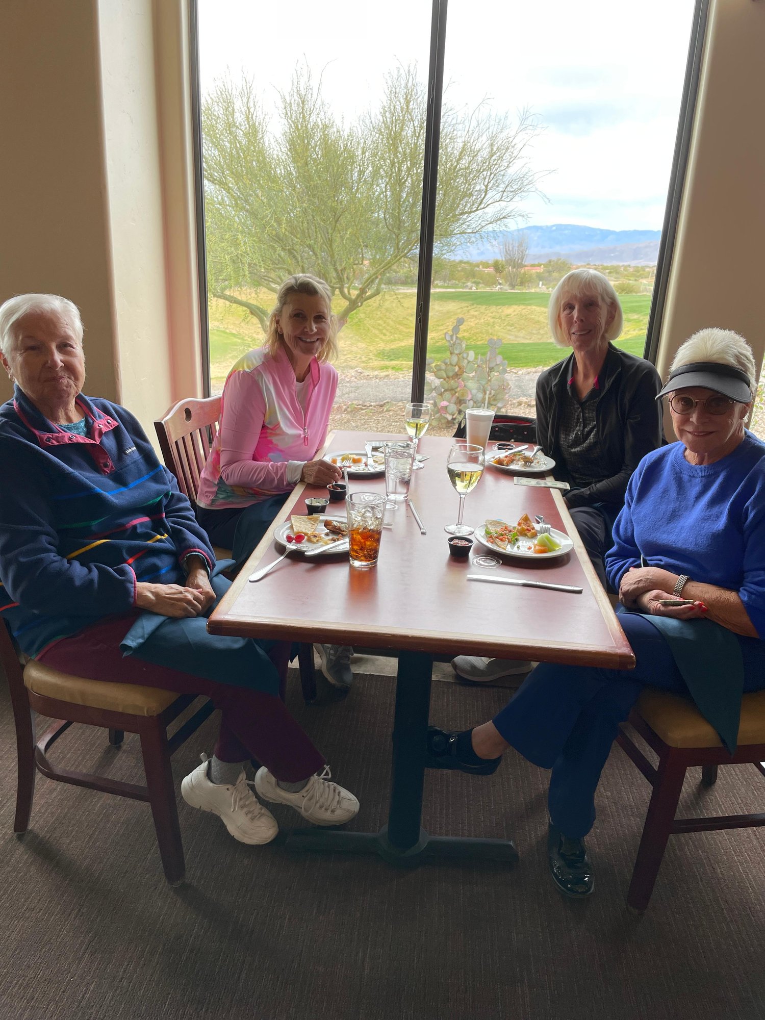 January 1, 2024 - Fun Day - Lisas mom, Lisa Higgins, Lois Fischer, Deb Kohler
