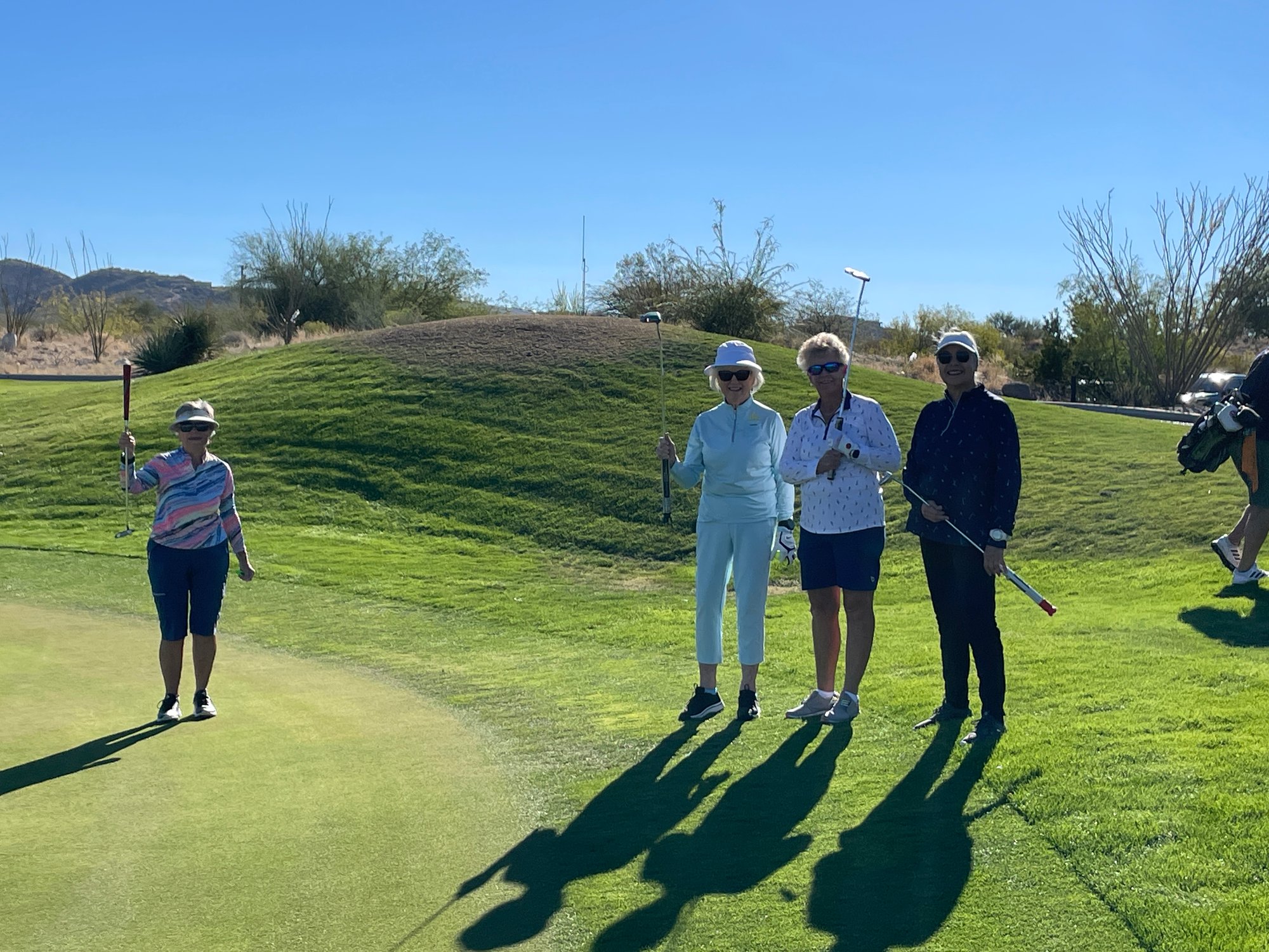 November 6, 2023 - Putting contest - Kathy Mattern, Julie Katz, Karen Lundberg, Marcy Munn