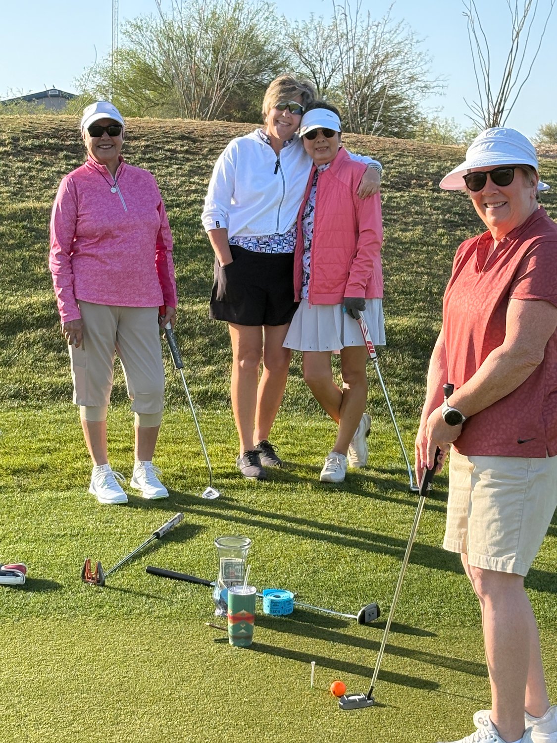 May 19, 2025 - Fun Day - Putting Contest - Marti Webb, Wendi Phillips, Kim Balsamo, Caroline Smith