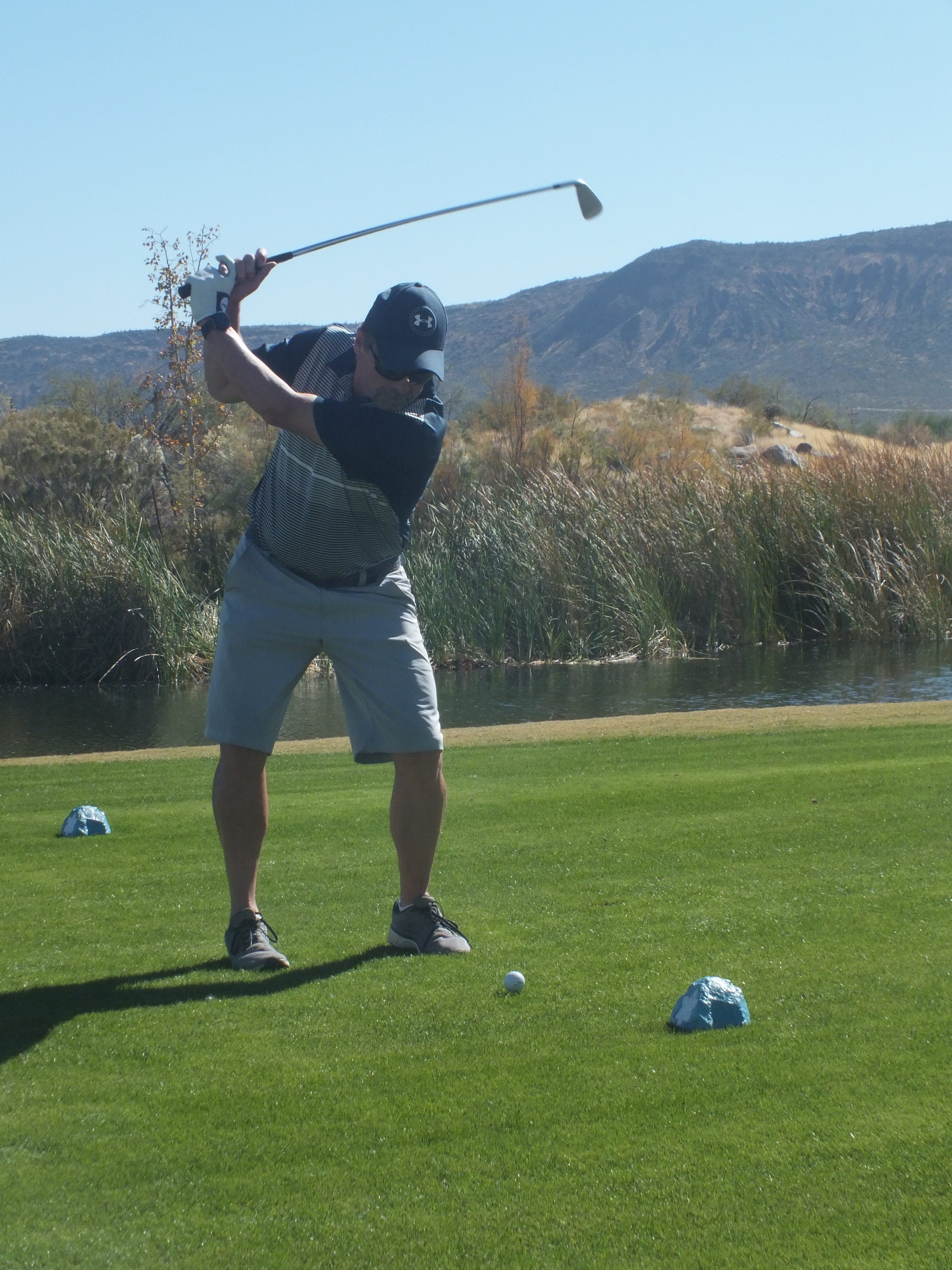 Darrin-Teeing-Off